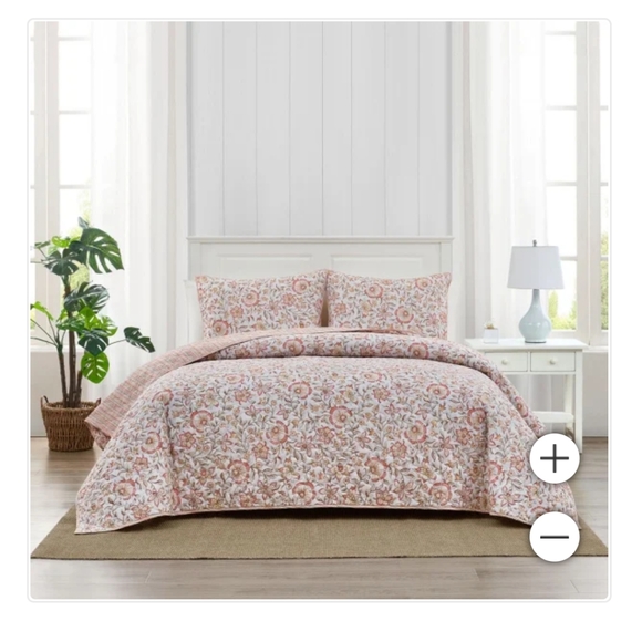 Caro Home Other - Caro Home 3-piece Cotton Quilt Set, Manda